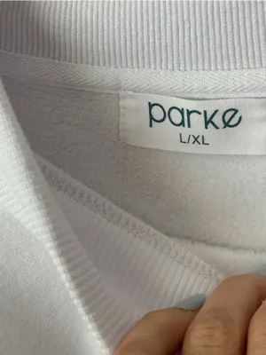 PARKE Set Valentine’s mockneck Boxer sweatpants wide leg flare fleece sweatshirt thumbnail 8