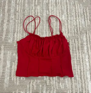 Princess Polly Red Top thumbnail 1