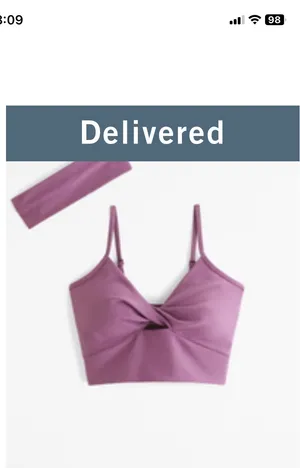 Abercrombie Flare Leggings YPB SculptLUX and sports bra thumbnail 3