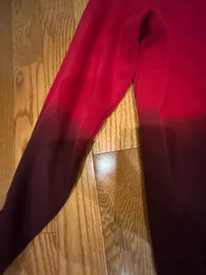 Hollister California logo graphic kangaroo ombre burgundy oversized hoodie M thumbnail 15