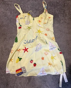 For Love & Lemons Ciao Underwire Slip Mini Dress thumbnail 1