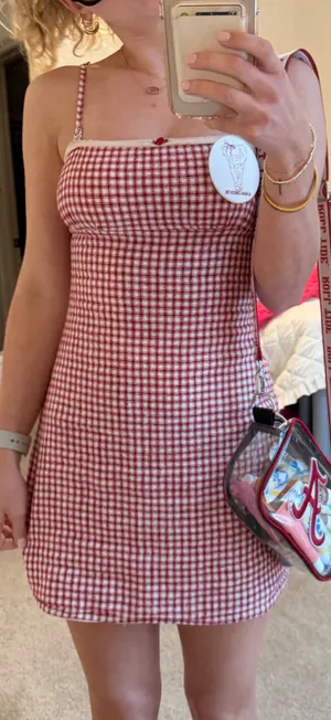 Aeropostale Gingham Mini Dress thumbnail 1