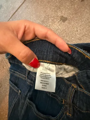 John Galt Shanghai Flare Jeans Blue Denim thumbnail 3