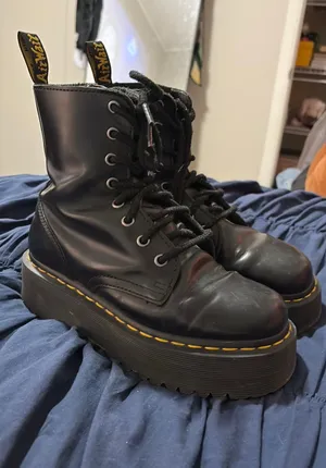 Dr. Martens Jadon Boot Leather Platforms thumbnail 1