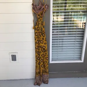 mariabelle yellow mustard jumpsuit thumbnail 5