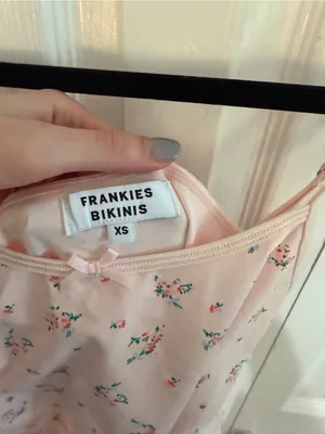 Frankie's Bikinis Gwen Floral Mini Dress Pink Floral Size XS NWT thumbnail 3