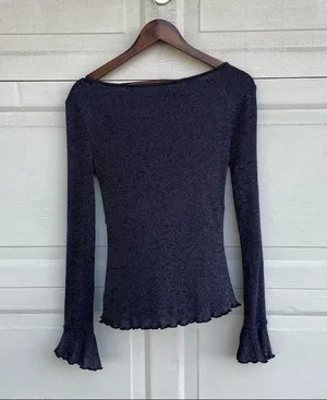 Free People Y2K Shirt Top Medium thumbnail 5