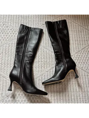 Tony Bianco Fantasy Knee High Boot in Chocolate Napa thumbnail 5