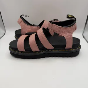 Dr. Martens Womens Sz 10 Blaire‎ Flatform Peach Pink Leather Sandals New thumbnail 6