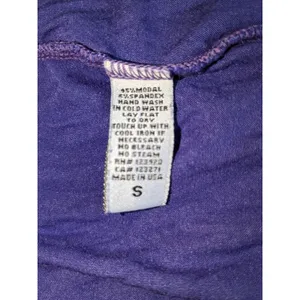 LAmade Purple Ruched Side Tube Top Strapless Size S NWOT thumbnail 4