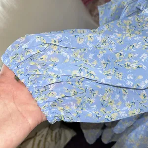 Size XL Long Sleeve Floral Ruffled Dress thumbnail 7