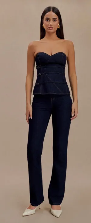 Meshki NWT DENIM OUTFIT thumbnail 1