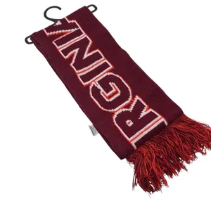 NEW Virginia Tech Hokies NCAA Forever Collectibles Knit Scarf Red Orange‎ thumbnail 1