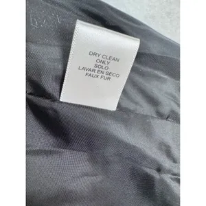 Love Tree Faux Fur Trim Biker Jacket Women Large Black‎ Moto Asymmetrical Zip thumbnail 4