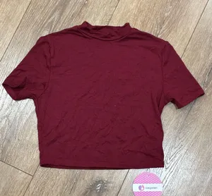 Oakgarden burgundy shirt Red Size XS thumbnail 1