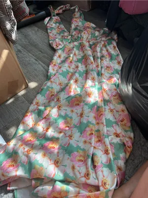Astr Giova Floral Halter Midi Dress - Medium thumbnail 10