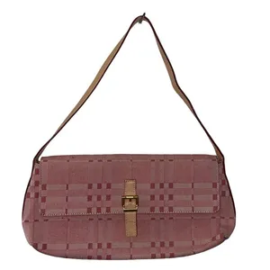 Burberry Vintage Authentic Red Denim Shoulder Bag thumbnail 1