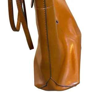 Kattee Leather Tote Bag City Travel Office Work Minimalist Casual thumbnail 9