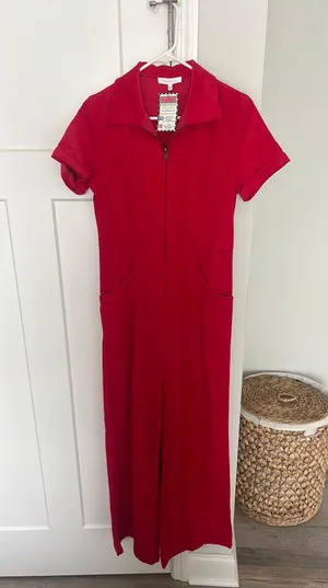 Boutique Jumpsuit Red Size M thumbnail 1