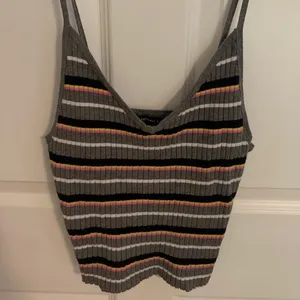 Kendall & kylie striped sweater tank thumbnail 1