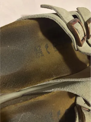 Papillio Beige Suede Adjustable Buckle Sandals Size 42 thumbnail 3