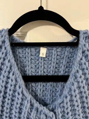 Button up sweater Blue thumbnail 2