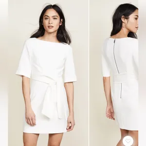 Alice + Olivia Virgil‎ White Dress Size 0 thumbnail 2