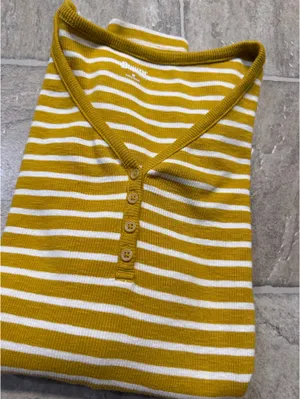 Duluth Trading Co Women’s Maker’s Studio Cotton Ribbed Slub Henley thumbnail 6