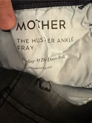MOTHER Denim Jeans The Hustler Ankle Fray size 26 thumbnail 9
