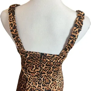 Womens Zara Gorgeous Sleeveless Animal Print Bodycon Corset Style Dress - Sz M thumbnail 5