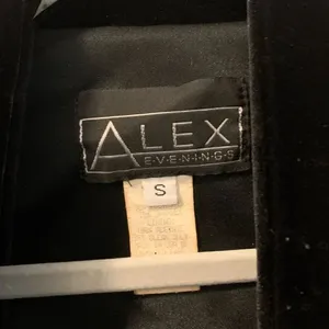 Alex Evenings Vintage Velvet Formal Jacket Size S Oversized Lightweight thumbnail 2