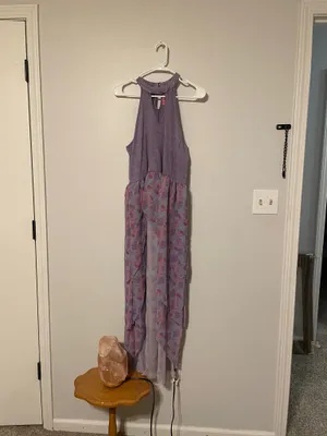Lady the Brand Purple Levi Ruffle Maxi Top thumbnail 5