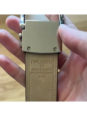 Brown Synthetic Leather Belt with Silver Buckle thumbnail 6