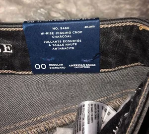 American Eagle Outfitters Ripped Black Skinny Jeans thumbnail 3