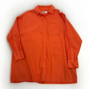 Beach Riot Coverup Womens Size Medium Button Down Long Sleeve Orange Swim thumbnail 1