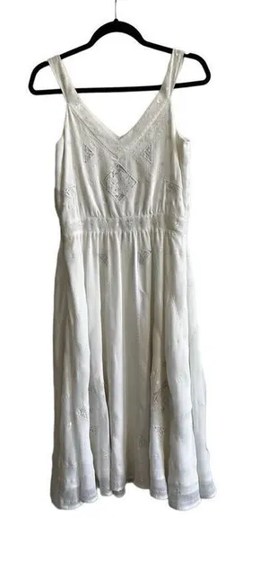 NWT WHITE HOUSE BLACK MARKET MIDI Gypsy Dress Size 2 thumbnail 1