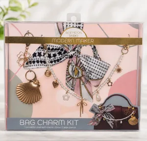 Blue Moon Studio NWT Modern Maker Bag Charm Kit Purse Accessory Bow Pearls Shell thumbnail 1