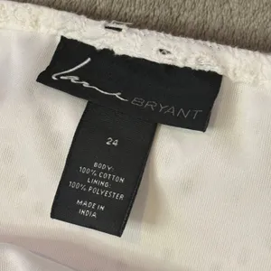 Lane Bryant White Cotton Eyelet Dress Size 24 Cottagecore‎ Coastal Embroidered thumbnail 2