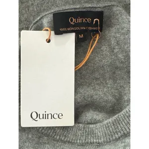 Quince Gray 100% Mongolian Cashmere Crew Neck Sweater Women M NWT Luxury Basic thumbnail 7