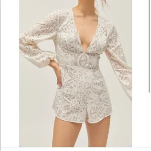 Finders Keepers Sofia Romper White Lace Bridal NEW Small thumbnail 3