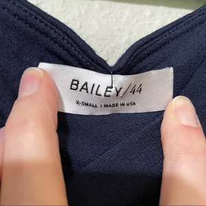 Bailey 44 Anthropologie Blue Off Shoulder Sweater Dress Womens XS Mini Bodycon thumbnail 6