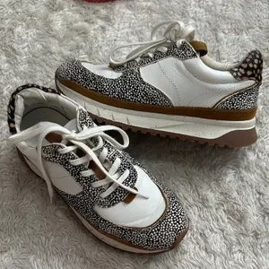 Madewell Deer Patterned Athletic Leather Cowhair Sneakers Pinterest thumbnail 1