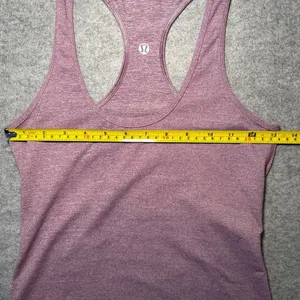 Lululemon Women’s Tank Top 6 Heathered Purple Sleeveless Racerback Athletic thumbnail 4