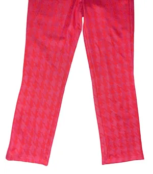 Hot Pink Houndstooth Cropped Pants thumbnail 8