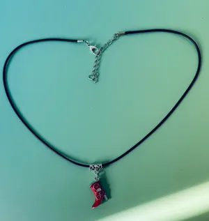 Cowboy Boot Necklace 🤠 Red thumbnail 3
