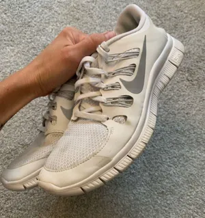Nike Free Run Sneakers White Size 8 thumbnail 6