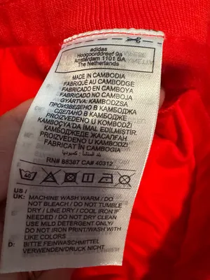 Adidas Essential red color pop side slit athletic skirt skort size XXS NWT thumbnail 7