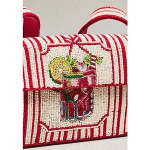 Anthropologie Fiona Beaded Bag Food Drink Edition New With Tags thumbnail 3