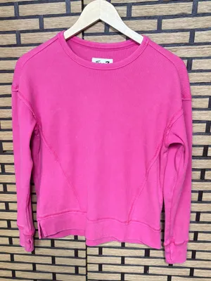 Seven7 Pink Long Sleeve Thermal Size XS thumbnail 1