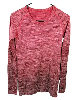 Lululemon Swiftly Tech Long Sleeve Shirt Red Athletic Size 6 thumbnail 1